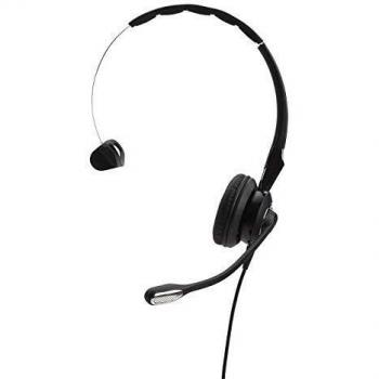 Jabra Biz 2400 II - Auricular Ligero monoaural de rápida desconexión con Cable y cancelación de Ruido Ultra - Voz en Alta definición y Suave Diadema - para teléfonos de Escritorio