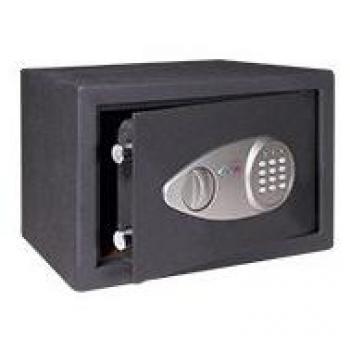 BTV Alpha 25 - Caja Fuerte Electrónica de Sobreponer con Puerta de 4mm y Cuerpo de 1.5mm, Dimensiones 37 x 28.5 x 27.5 cm