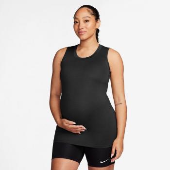 Camiseta de mujer Nike One Dri-FIT entallada (Maternidad) - Negro - XXL (EU 52-54)