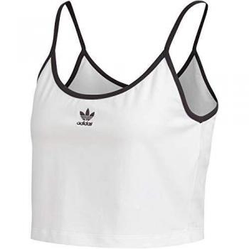 adidas Spaghetti Strap Camiseta de Tirantes, Mujer, Blanco