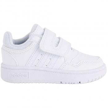 Adidas Hoops 3.0 Baby Sneakers - White, No Laces, Unisex