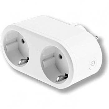Enchufe wifi doble inteligente con medidor de consumo Energeeks