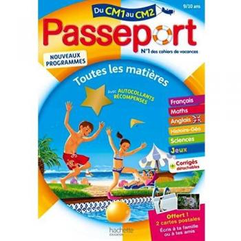 Passeport Cahier de Vacances 2019 - Toutes les matières du CM1 au CM2 - 9/10 ans
