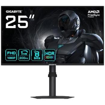 Monitor Gaming GIGABYTE G25F2 24.5 FHD IPS 1920x1080 200Hz 1ms HDR10 300cd/m² HDMI DisplayPort