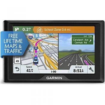 Navegador GPS Garmin Drive 61 LMT-S, Pantalla Táctil TFT de 6.1, Negro, Peso 241g, Mapas de Europa del Sur Incluidos