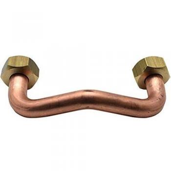 Tubo de Cobre con 2 Tapones para Flotador de 7,5 cm (Centro del Agujero)