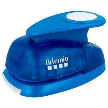 Artemio – 5 cm Gigante Palanca de Roseta Perforadora de Papel, Azul