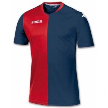 Joma 100157.306 - Camiseta de equipación de Manga Corta para Hombre, Color Azul Marino/Rojo, Talla XS