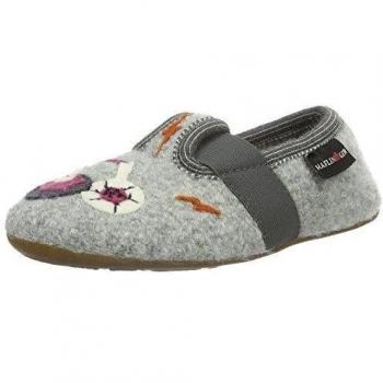 HaflingerSound - pantuflas sin forro Niños
, color Gris, talla 25 EU