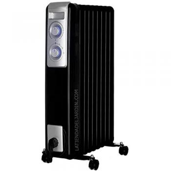 Radiador de Aceite Orbegozo 9 Elementos 2000W con Termostato Regulable y Protección Contra Sobrecalentamiento