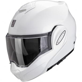 Casco Modular Scorpion EXO-TECH EVO Blanco Sólido
