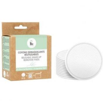Plic Beauty Almohadillas Desmaquillantes Reutilizables de Algodón Biológico - 15 Unidades