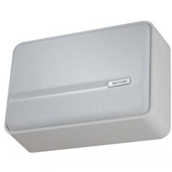 Valcom V-1042 Slim Wall Speaker White, 1-Watt Wired, Universal Mounting, 96-16000 Hz