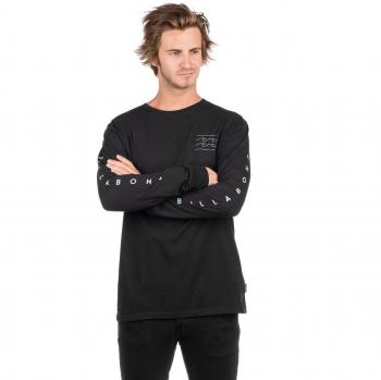 BILLABONG Unity tee LS Camiseta de Manga Larga, Hombre, Negro