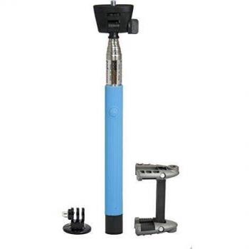 Fotima FT-MS - Filtro para palo selfie con Bluetooth, color azul