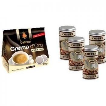 Empotrable Dallmayr d'oro suave y fino almohadillas 116 G + 4 dosis Pad