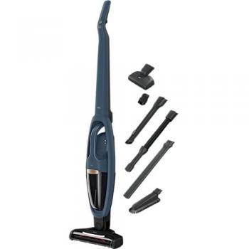 Aspiradora vertical inalámbrica AEG QX7-1-I360 con autonomía de hasta 50 minutos en color azul denim