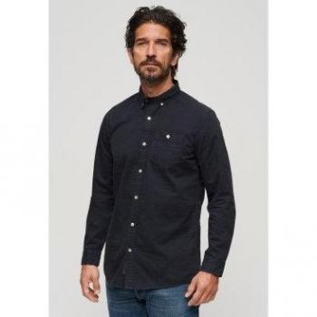Camisa Superdry Merchant Azul de Manga Larga para Hombre