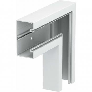 OBO Bettermann Flat Angle Bracket 70x130mm Pure White RAL9010