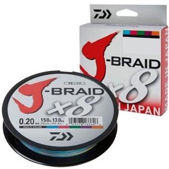 2 Stk. Daiwa J de Braid 8 Braid 0.06 mm 150 m Multicolour – Pescar trenzado