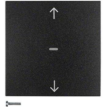 Hager Berker Knx  de Láminas de Radio de Botón 85245285 Antracita Mate B.3; B.7; S.1 Front Sistema de Tast Balancín 4011334481751