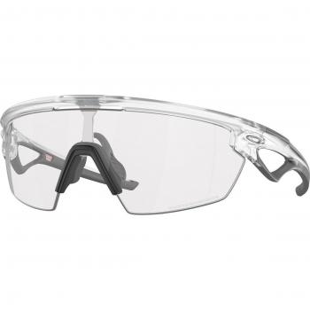 Oakley Sphaera Photochromic Cycling Glasses, Clear to Black, Unisex, White, Size: ONE SIZE