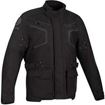 Bering Winnipeg - Chaqueta para moto, talla M, color negro