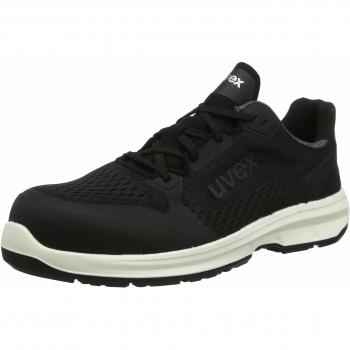 Zapatillas de seguridad Uvex Unisex S1 SRC ESD Ergonomicas Color Negro/Blanco Talla 39