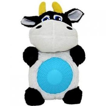 DUVO 7571321 Juguete Perro Felpa con Sonido Vaca, 27 x 16 cm