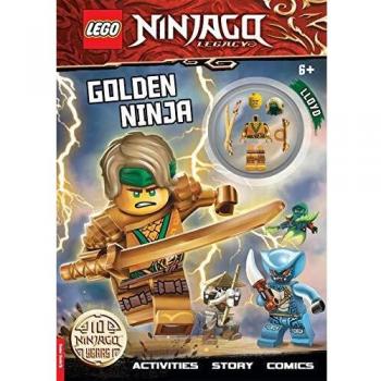 Libro de Actividades LEGO® NINJAGO®: Ninja Dorado con Minifigura de Lloyd