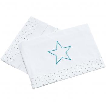 Alondra Mare 181 - Sábanas infantiles con estrellas para cuna, 3 piezas, 70 x 140 cm