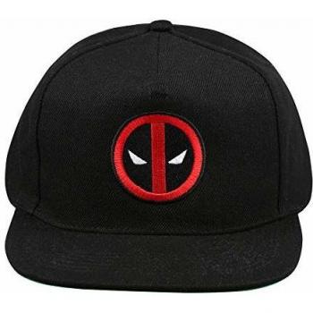 Marvel Deadpool Logo Boina, Negro