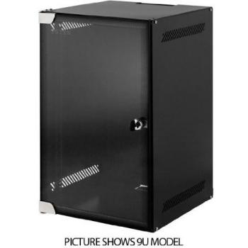 4 HE 25,4 cm armario/armario para servidor con puerta de cristal