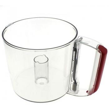 Bol Le Mini Plus con mango rojo para robot de cocina Magimix