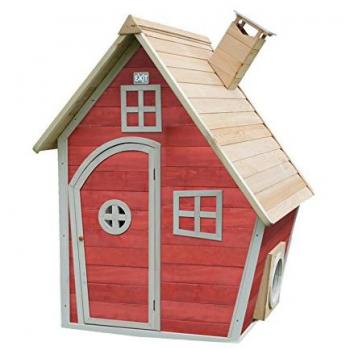 Casa Infantil de Madera Fantasía 100 Roja - EXIT TOYS