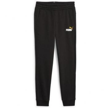 Pantalón Essentials+ Two-Tone Logo negro Puma para niños