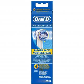 Oral-B Precision Clean EB20, Paquete de 4 Cabezales para Cepillos de Dientes Recargables