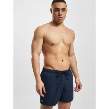 Lacoste Men's Light Quick-Dry Swim Shorts - Navy Blue/Green 802 - Size L
