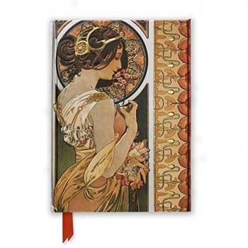 Mucha: Cowslip and Documents Decoratifs (Foiled Journal): 43 (Flame Tree Notebooks