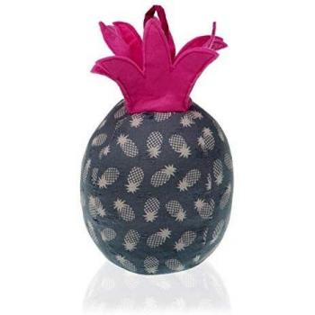 Versa Sujetapuertas Piña Figuritas Decorativas, Rosa y Gris, Multicolor, Única