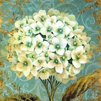 Legendarte Cuadro Lienzo, Impresión Digital - Hortensias cm. 90x90 - Decoración Pared