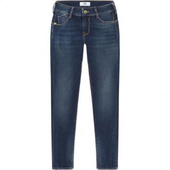 Le Temps des Cerises Women's Push-Up Slim 7/8 Jeans Pulp C Ferry Blue Size 28