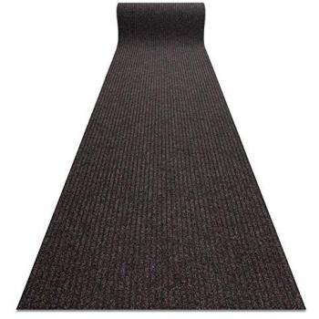 Rugsx - Alfombra de Pasillo Antideslizante Gin 7053 Exterior, Interior Liverpool Marrón 100x380 cm
