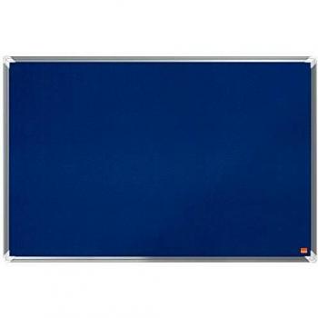 Tablero de anuncios de fieltro azul Nobo Premium Plus 900 x 600 mm