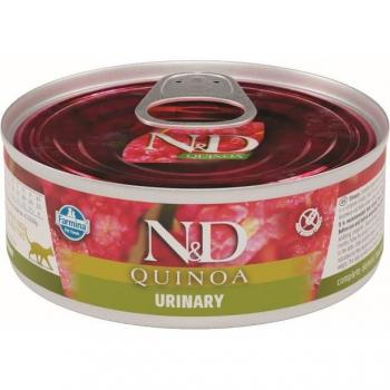 Farmina N&D Quinoa Urinary Gato Latas 24 x 80 gr