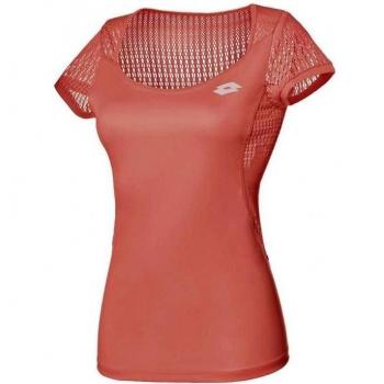 Lotto Nixia II Tee W - Camiseta para mujer, color rosa, talla XS