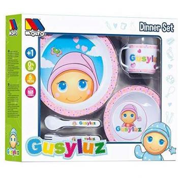 M MOLTO GusyLuz vajilla - Set 5 pcs GusyLuz ® Pink