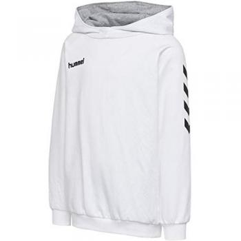 Hummel Kids Cotton Hoodie - Regular Fit, White, Unisex