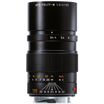 Objetivo Leica APO-TELYT-M 135mm f/3.4 con acabado anodizado negro
