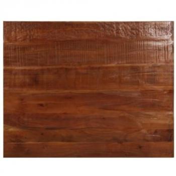 Tablero mesa rectangular madera maciza reciclada 100x80x2,5 cm